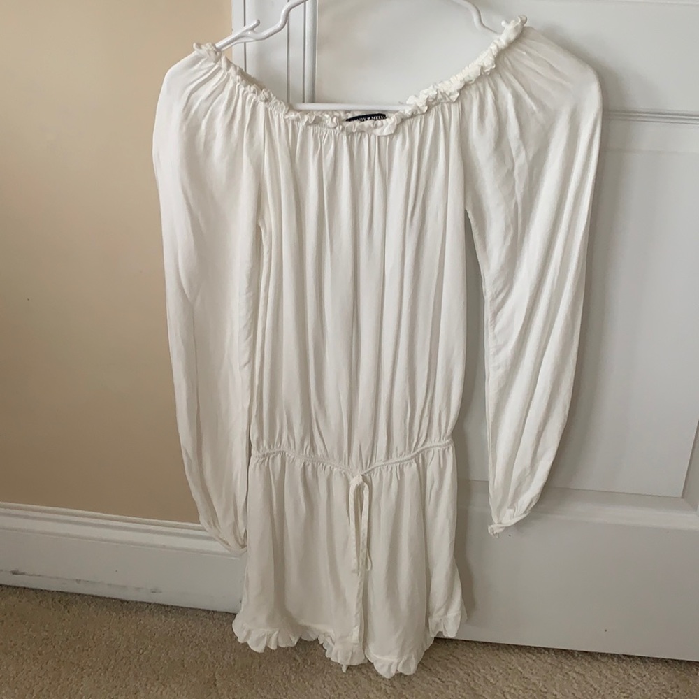 Brandy Melville white off shoulder romper